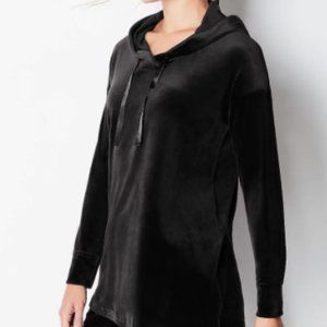 Pure Jill Relaxed Velour Hoodie